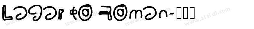 Lagarto Roman字体转换